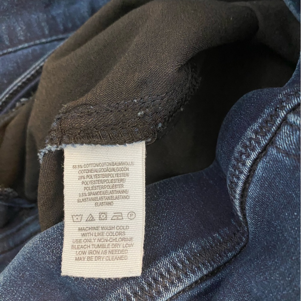 Free People Dark Wash Pull On Skinny Jeans - Picture 5 of 5